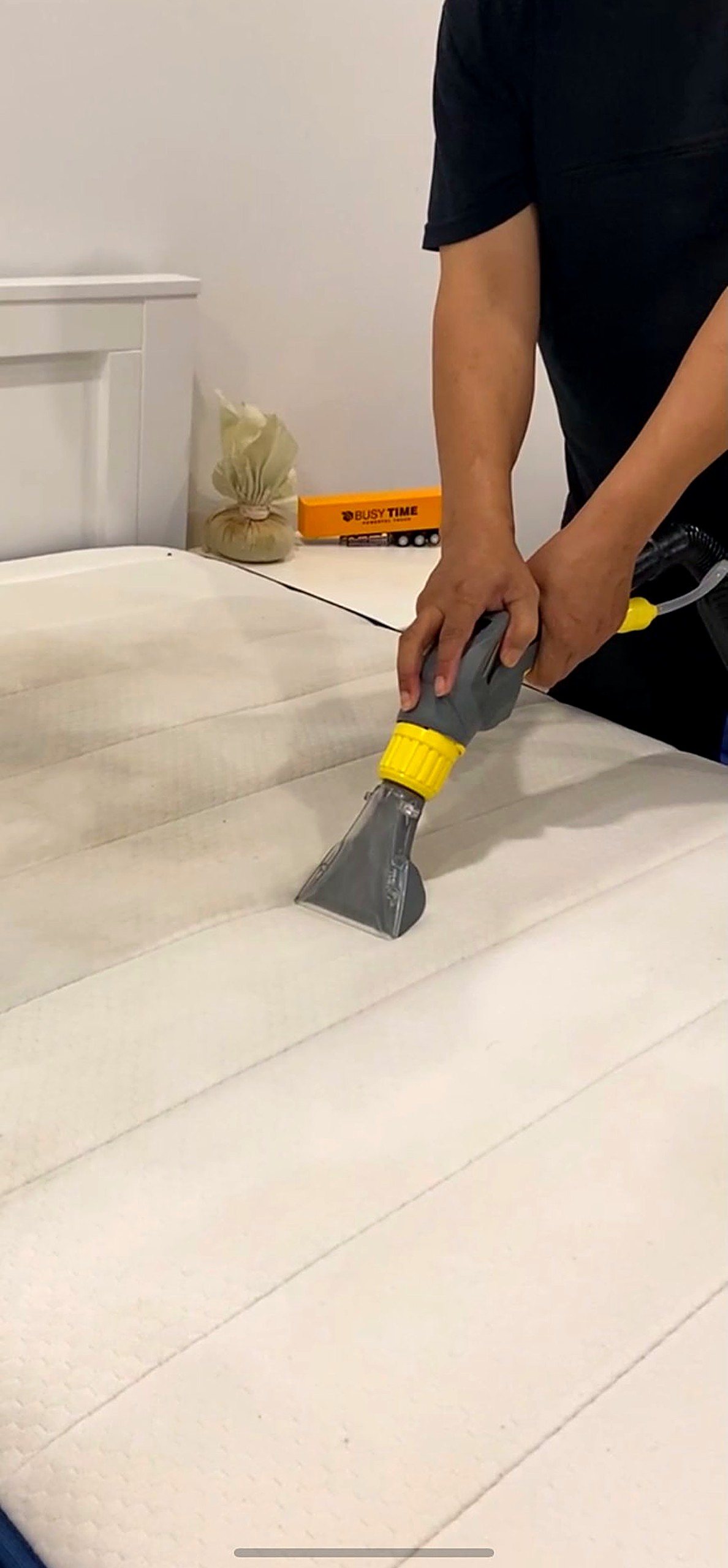 Representative mattress cleaning imagery