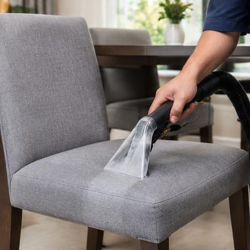 Representative dining & office chair cleaning imagery